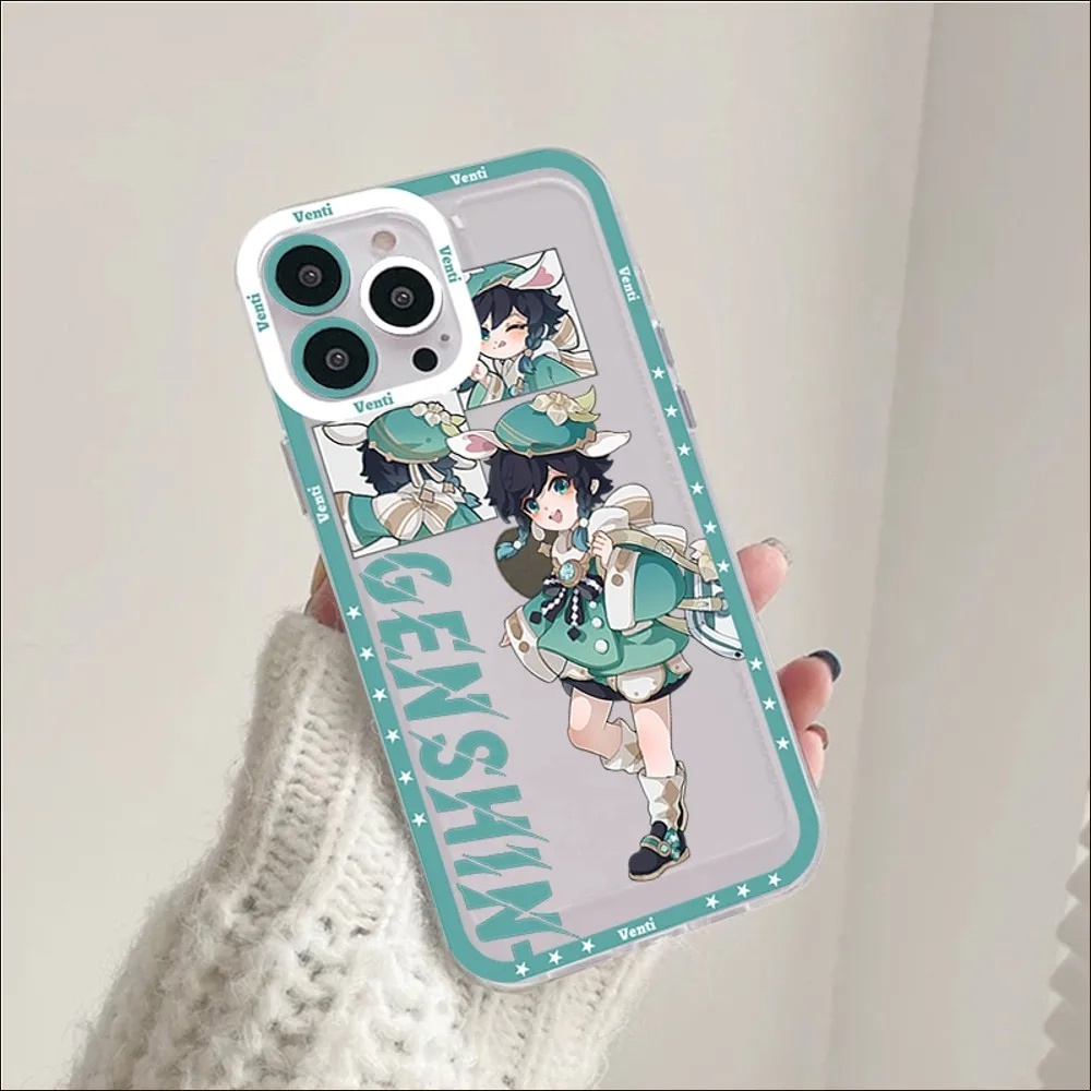 Ốp lưng iphone cạnh vuông Genshin Impact Nhân Vật Wanderer Nahida 8plus/x/xs/11/12/pro/max/plus/promax