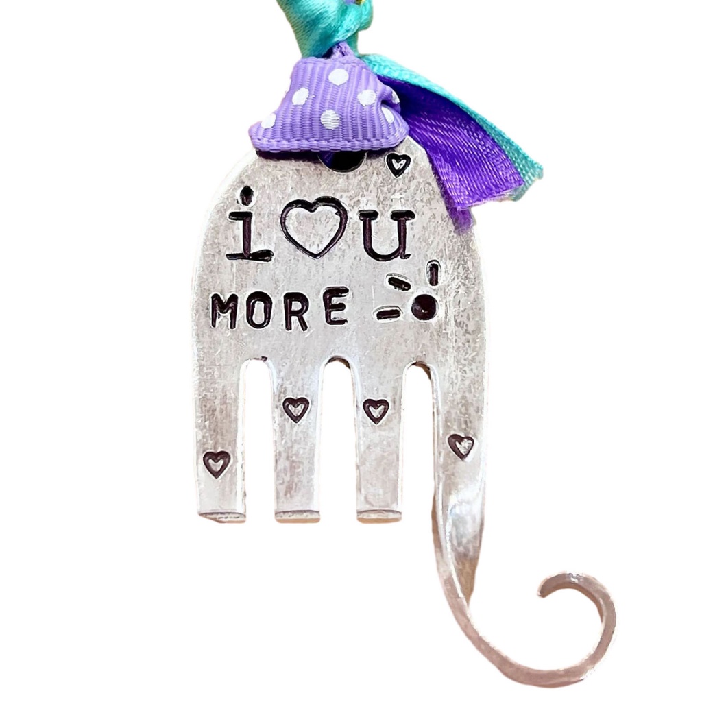 Nĩa Trang Trí Khắc Chữ Vui Nhộn Sáng Tạo