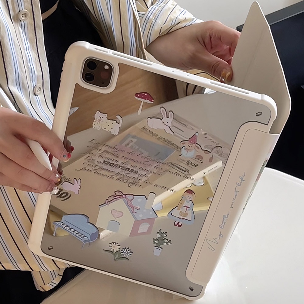 Bao Da Máy Tính Bảng Cho ipad mini6 ipad5 6 7 8 9 air air2 air3 air4 air5 10.9 "pro10.5 pro11 pro12.9 2018 2020 2021 2022 Ốp