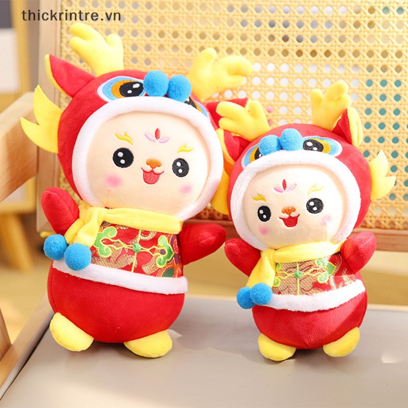 Đồ Chơi Nhồi Bông Hình Rồng Năm Con Giáp Trung Quốc Trang Trí Bàn Làm Việc