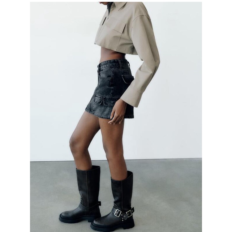 Áo Khoác Gió Hiệu zara Dáng Ngắn Thời Trang Mùa Hè Trẻ Trung 3067032 8738527