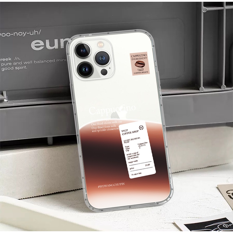Ốp Điện Thoại Silicon tpu Mềm Hình Máy Pha Cà Phê Cho iphone 15 14 15 13 12 11 pro max 13 mini 14 15plus x xs xr xsnax 6 8 7 plus se2020