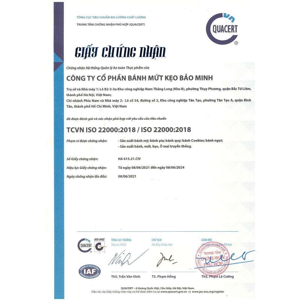 Bánh cốm Bảo Minh nhân đậu xanh thơm ngon đặc biệt 75gr