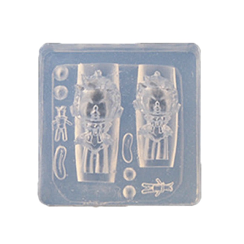 Khuôn silicone Tạo Hình Móng Tay Nhiều Hình Dạng diy