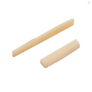 ANENG Yên Ngựa Đàn Và Đai Ốc Thật Chất Liệu Xương Thật 2 Dây Cho Đàn guitar acoustic 6 Dây