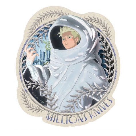 Móc khóa TRIGUN STAMPEDE Vash the Stampede knives Wolfwood Meryl Stryfe Phụ kiện trang trí túi xách Balo