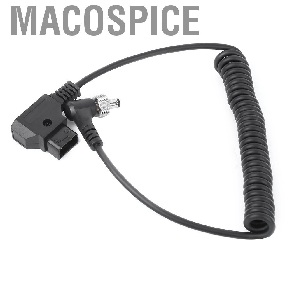 Macospice D‑TAP Plug To DC Port  Supply Cable Plastic Black Spring Power Wire