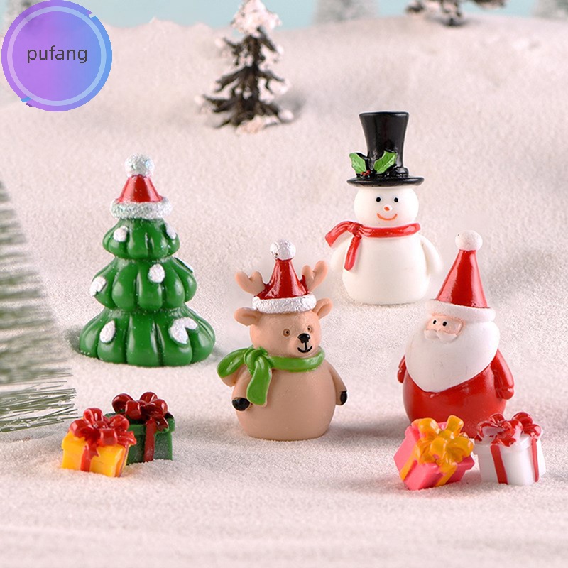 Mô Hình Ông Già Noel / Người Tuyết / Cây Thông Trang Trí Giáng Sinh