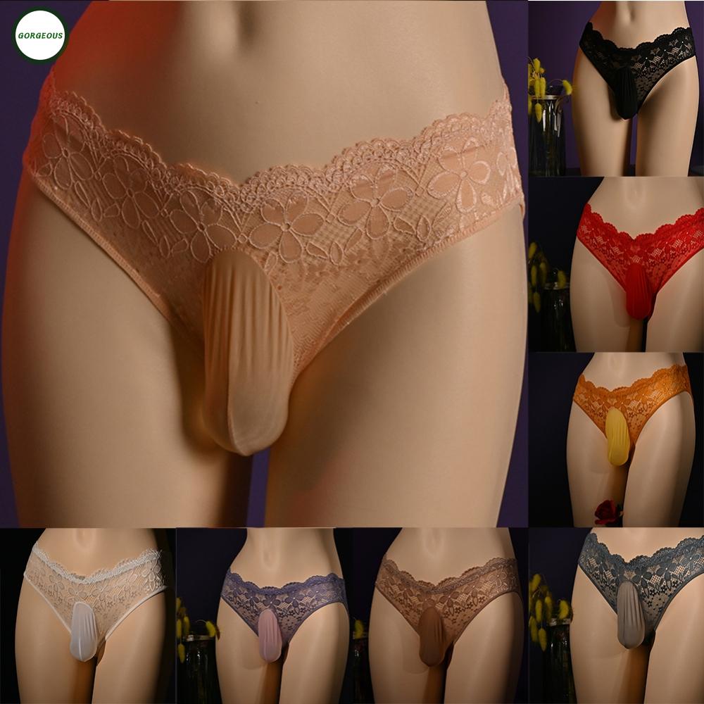 New Coming~Mens Underwear See Through Ball Pouch Briefs Crotchless Slight Stretch#Home Essentialses