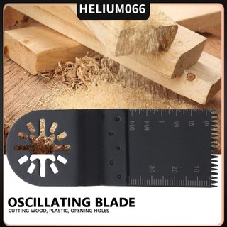 Helium066 10 chiếc Lưỡi cưa đa chức năng dao động tiêu chuẩn Máy cắt dụng cụ điện răng lớn