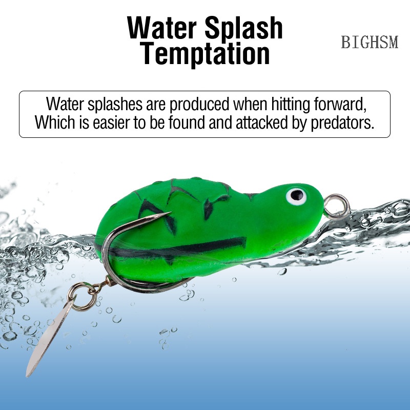 Mồi Câu Cá Giả Hình Ếch / Rùa Bằng Nhựa Mềm 4.5cm / 7.5g skk