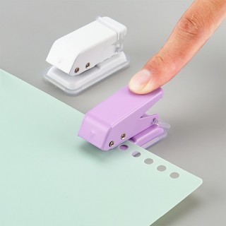 Đục lỗ giấy dụng cụ đục lỗ đơn kẹp bấm lỗ giấy refill sổ còng cầm tay tiện dụng kìm bấm lỗ 0.6mm-AENEA