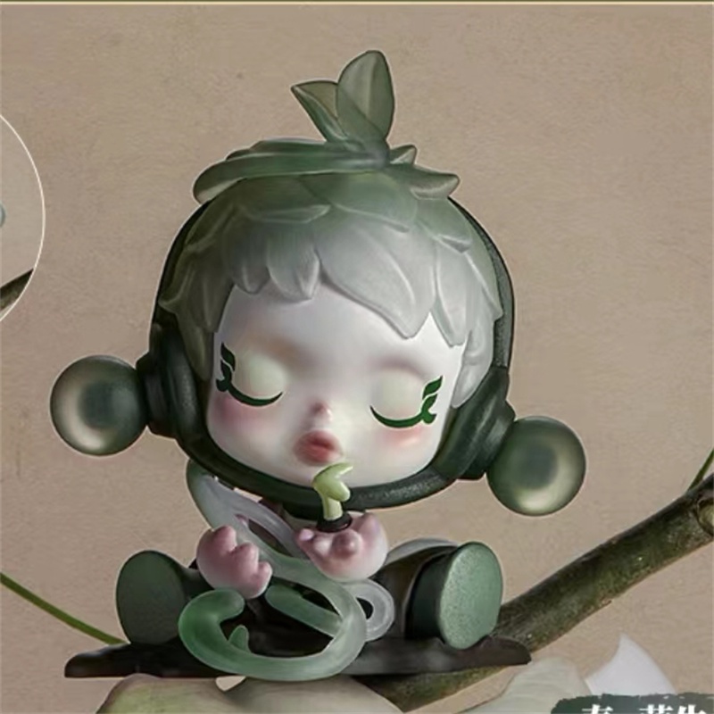 ★Đồ Chơi hgtoys hgtoys hgtoys★   Búp Bê popmart skullpandacourtyard Hoa Mận Có Hộp Quà Tặng Trang Trí Thời Thượng