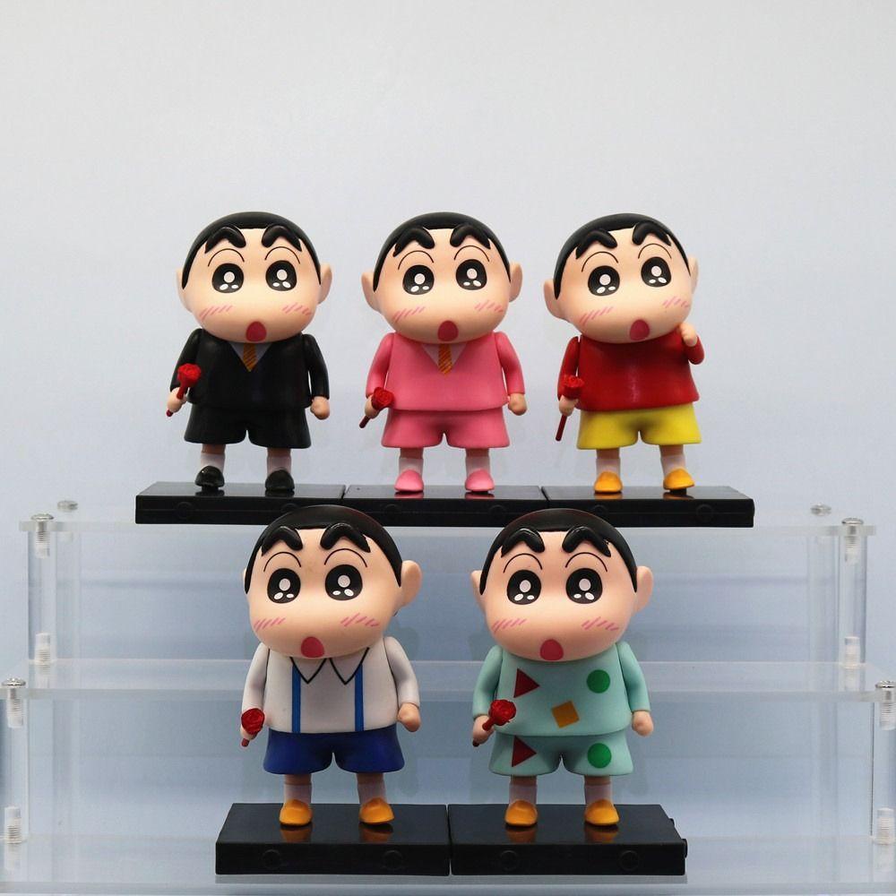 Mmluck nohara shinnosuke Đồ Chơi Mô Hình Nhân Vật Phim Hoạt Hình shin-chan Bằng pvc Làm Quà Tặng Sinh Nhật