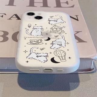 Funny Cat Phone Case for iPhone 15Promax 13/12/XR Phone Case for Iphone6p7p8p Cute 14promax