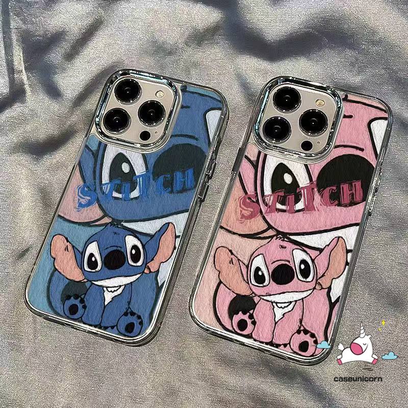 DISNEY Ốp Điện Thoại Dẻo Họa Tiết stitch Cho iphone 7plus 14 13 15 11 12 pro max 7 6s 15 8 6 plus 8plus xs max xr x se 2020