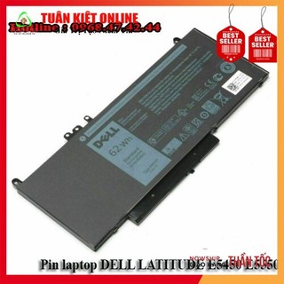 Pin laptop DELL LATITUDE E5450 E5550 E5570 7.6V 62WH