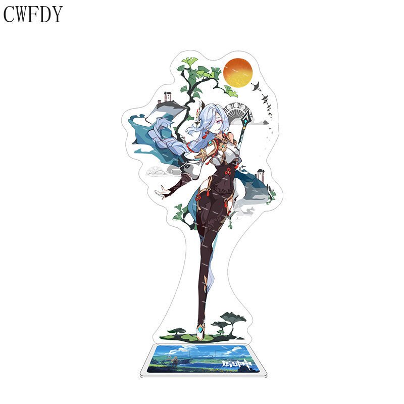 Mô hình Standee Game Genshin Impact Arcylic Stand Figure Hutao Ganyu Raiden Shogun Venti Ayato Kokomi Xiao Cosplay