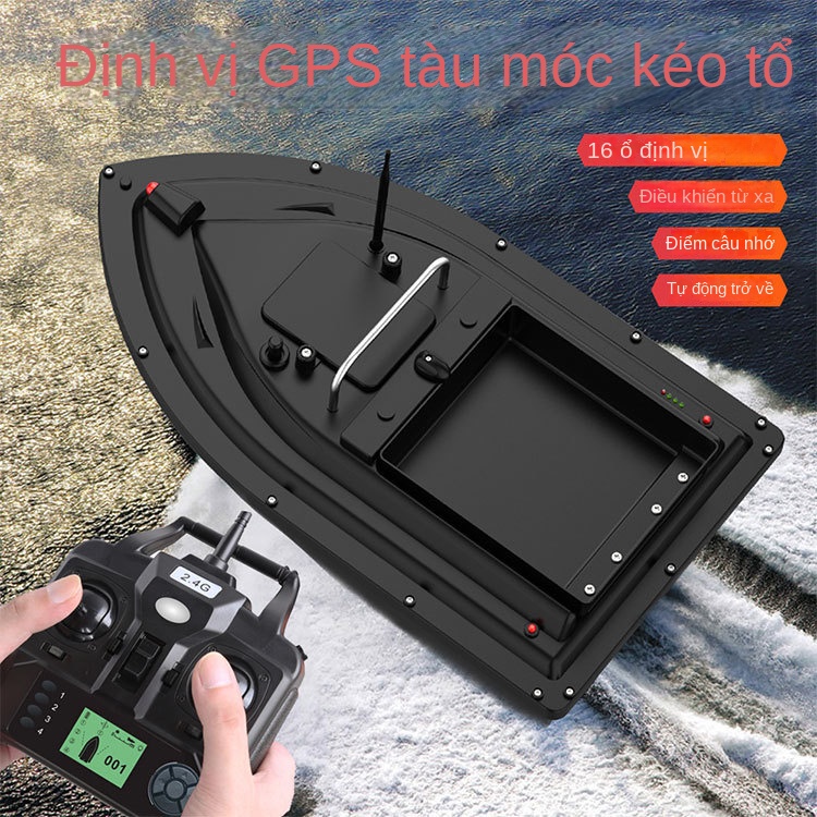 Thuyền Câu Cá Điều Khiển Từ Xa Thông Minh gps Tự Động Trở Lại Đến 500m