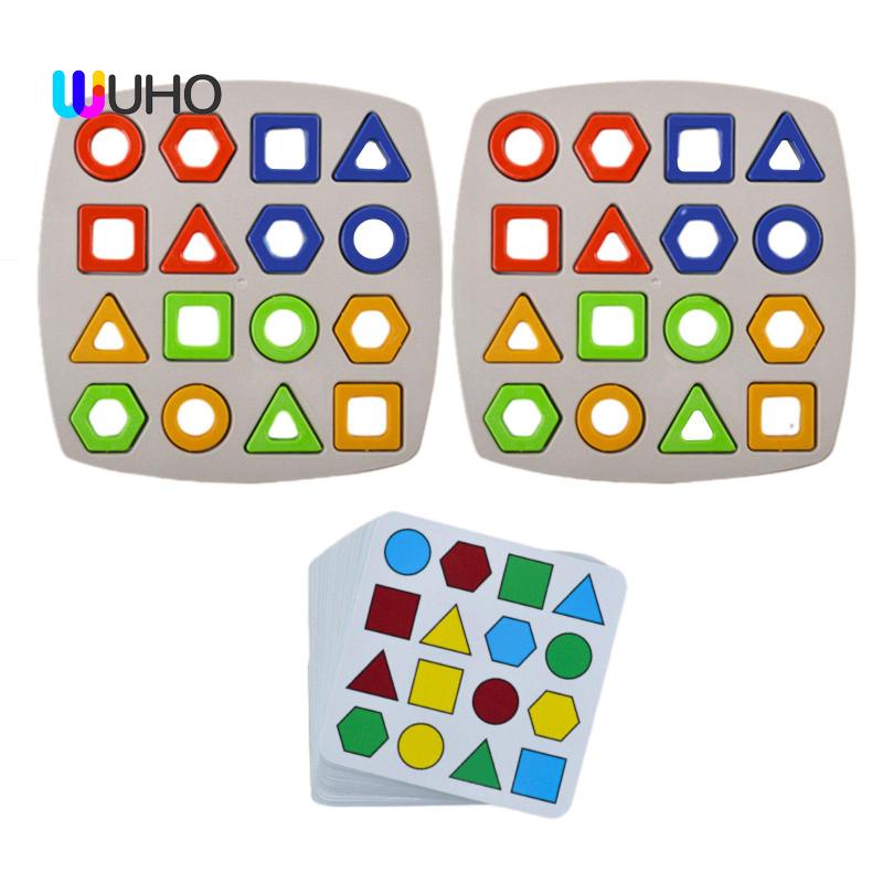 Bộ Đồ Chơi board game Động Cơ Bước Montessoessori Hình Học Nhiều Màu Sắc Nhận Biết Sớm Dành Cho Trẻ Em