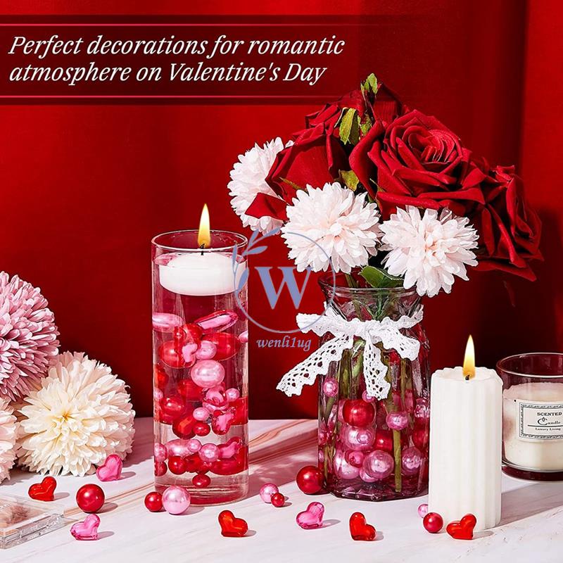 1 Bộ Bình Hoa Ngọc Trai Lấp Lánh Cho Bình Hoa Kẹo