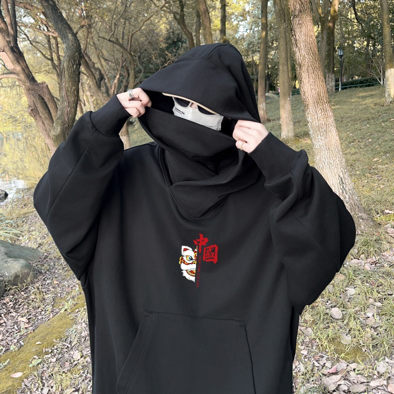 Áo Hoodie cotton Dày Dáng Rộng Thời Trang Cao Cấp Cho Nam Nữ