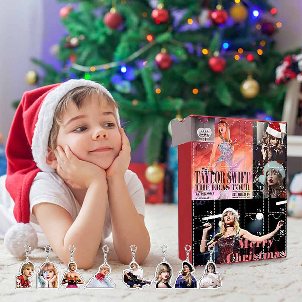 Taylor Countdown Surprise Calendar 24 Days Christmas Advent Calendar Swift Souvenirs Blind Box for Kids Adults