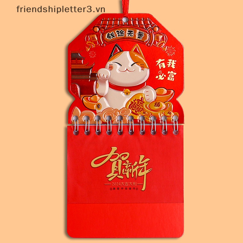 Lịch Năm Mới 2024 mini Để Bàn Trang Trí