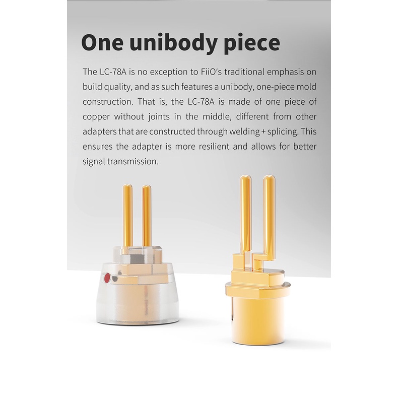 Fiio Đầu Chuyển Đổi lc-78a mmcx Sang 0.78mm 2-pin Cho ff1 fd11