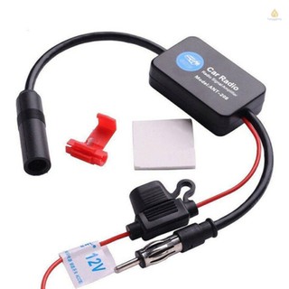 Ăng Ten Khuếch Đại Tín Hiệu radio fm 12v Cho Xe Hơi