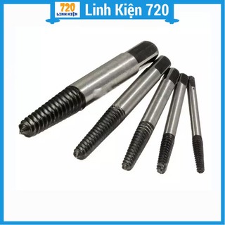 Bộ tháo bu lông ốc vít-5 mũi (tháo khoét ốc gẫy trờn ren)