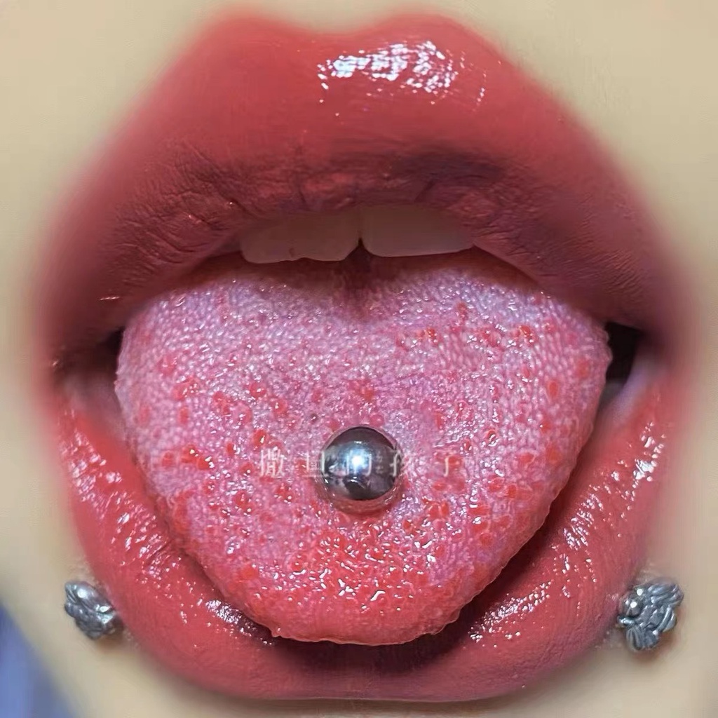 Nhẫn Lưỡi Bằng Thép Titan Đế Phẳng Thoải Mái