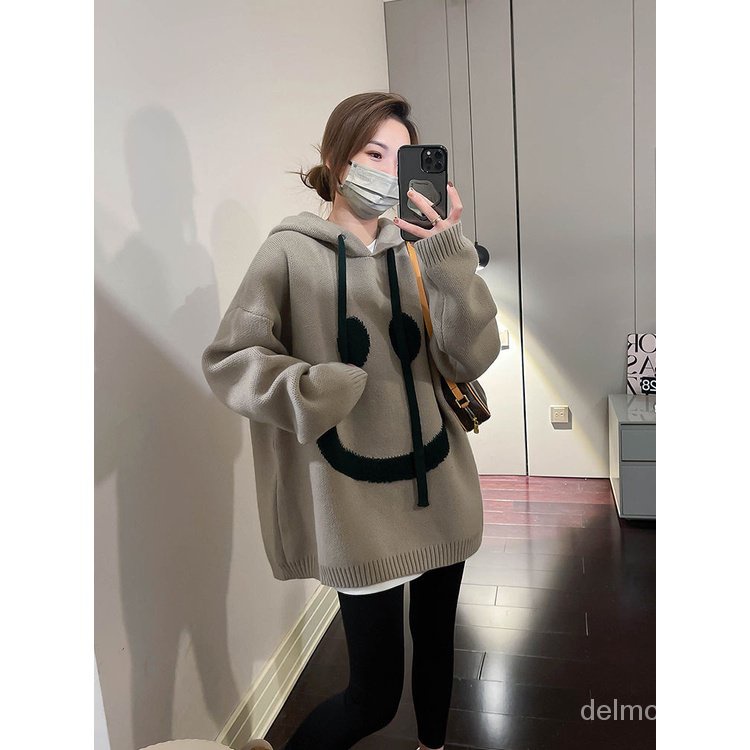 Áo Hoodie Dáng Rộng Phong Cách Châu Âu Thời Trang Mùa Thu Hàng Mới Dành Cho Bạn Nữ