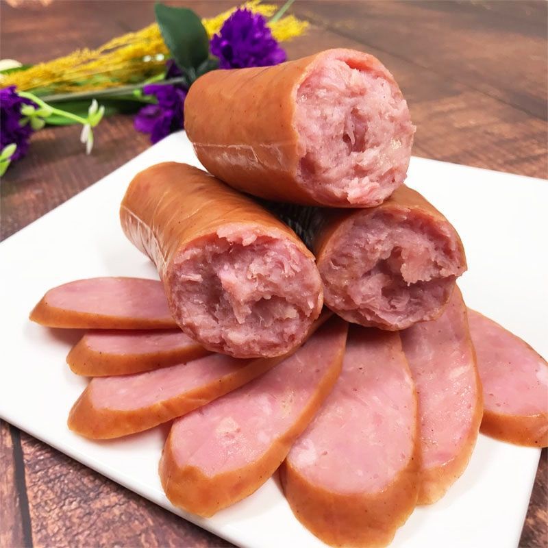 Xúc Xích Khổng Lồ, Xúc Xích Heo Hun Khói   Ăn Liền Thơm Ngon