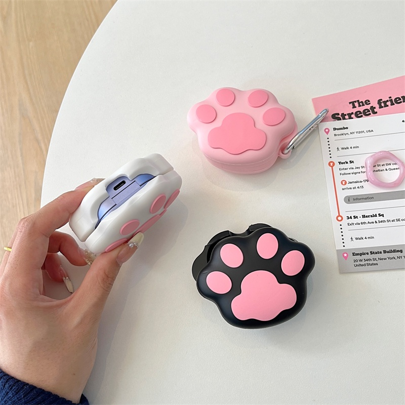Vỏ Bảo Vệ Hộp Sạc Tai Nghe Không Dây samsung galaxy buds pro & buds2 pro Hình Mèo stitch 3d Dễ Thương