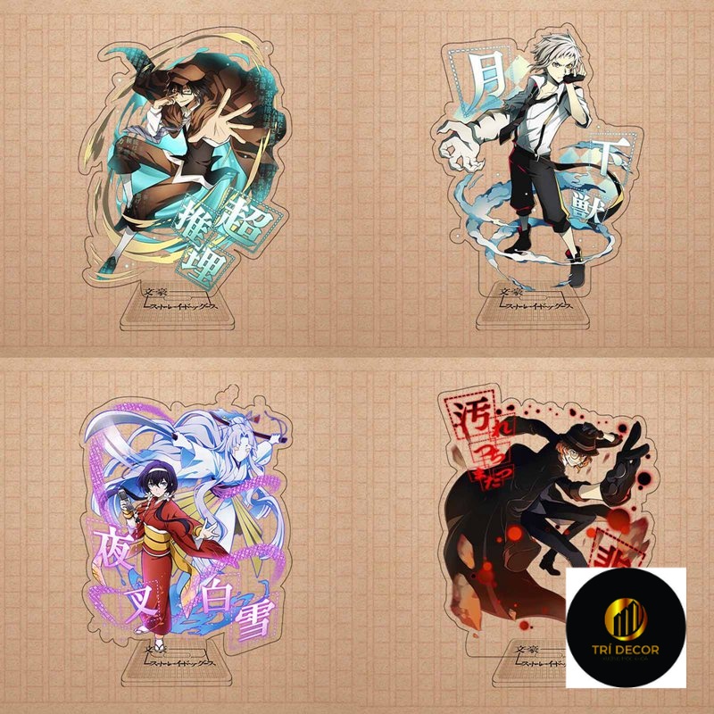 Giá đỡ gắn bảng hình nhân vật Bungou Stray Dogs Dazai Osamu bằng acrylic