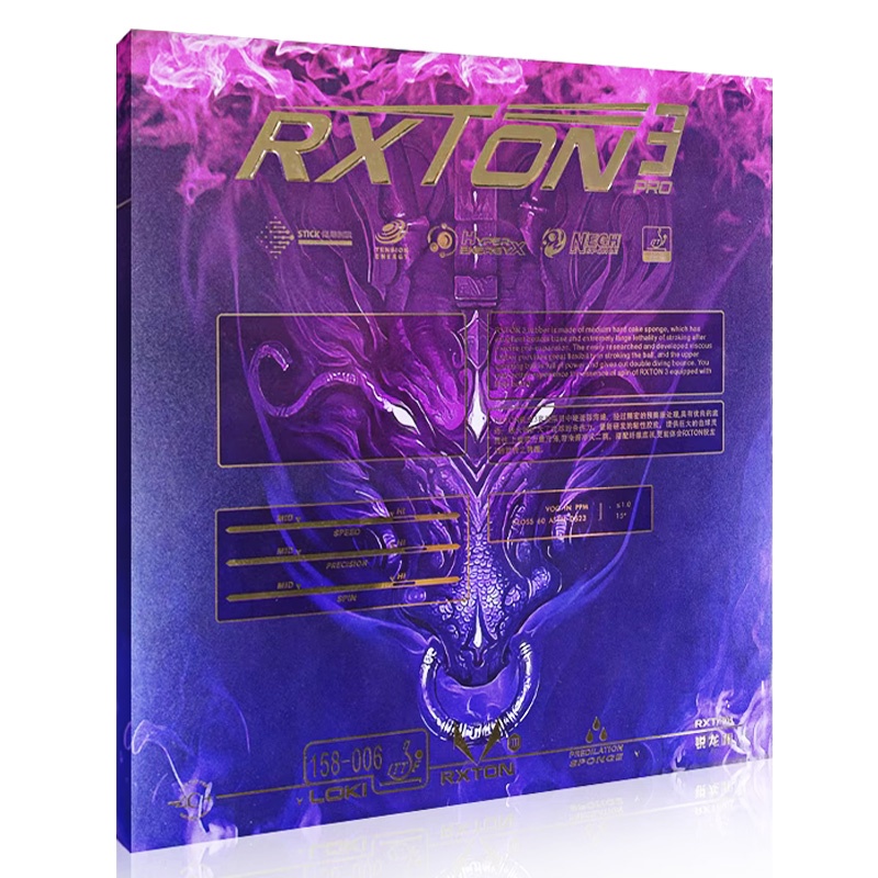 Loki rxton Vợt Bóng Bàn Bằng Cao Su 3-pro 5-pro 9