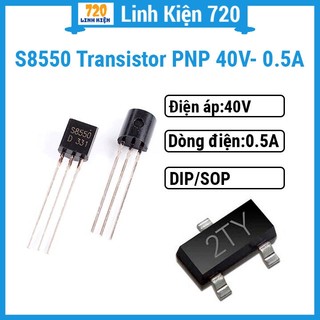 Bộ 10 con s8550 transistor pnp 40v 0.5a
