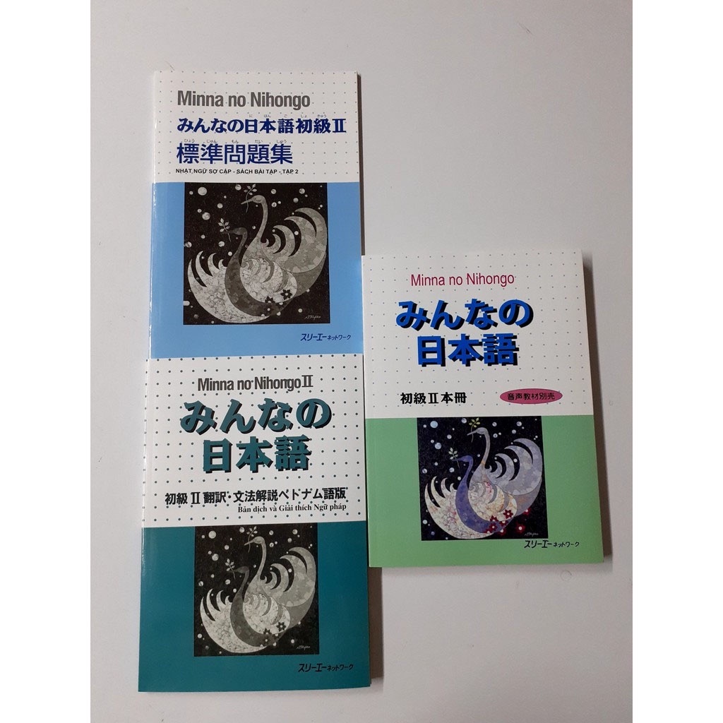 Combo Sách 3 cuốn tiếng Nhật - Minna No Nihongo 2