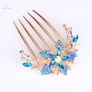 Lược Cài Tóc Răng Lược Đính Đá Sang Trọng