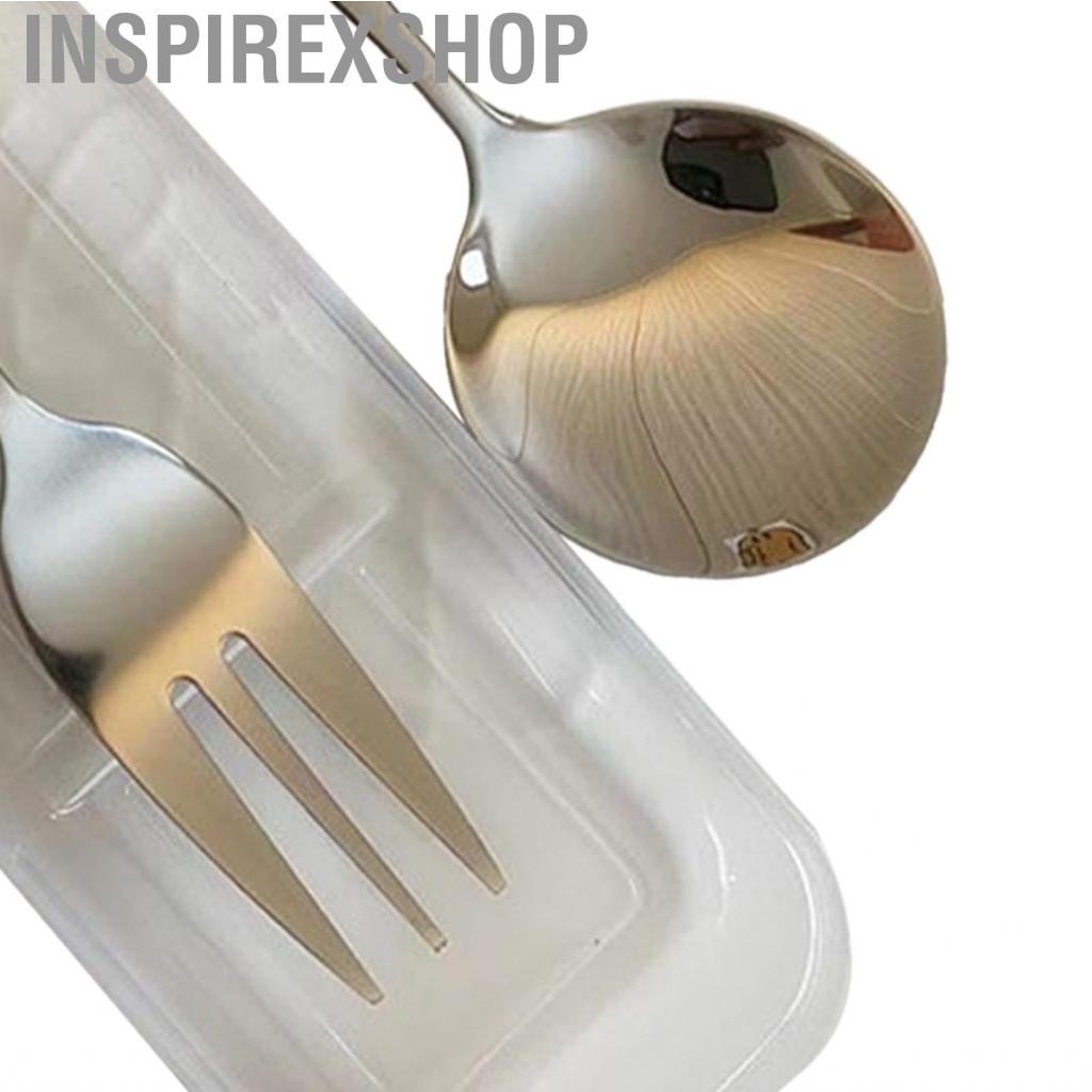 Inspirexshop Cartoon Fork Spoon Cute Kids Cutlery Set Durable Stainless Steel Utensils for Home Kindergarten Camping