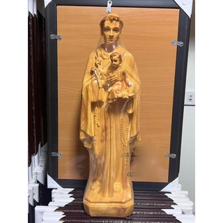 Tượng thánh an tôn vân gỗ 3d cao 60cm composite - tượng công giáo - quà tặng công giáo ns1308