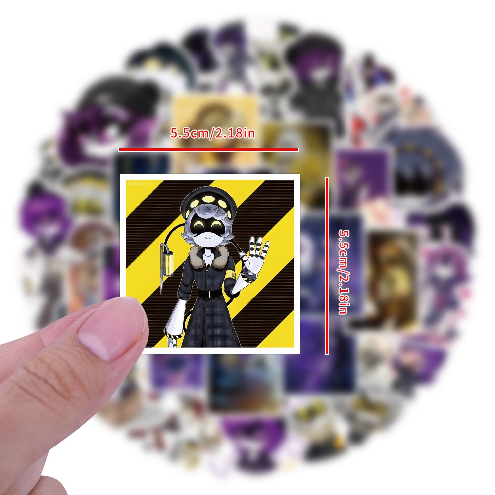 J· Hình Dán Chống Nước Murder Drones Mũ Bảo Hiểm Máy Tính Xách Tay Hành Lý Dán Thiết Lập, 57 tờ