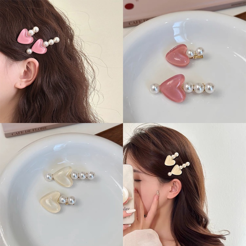 Set 2 Kẹp Tóc Ngọc Trai Thời Trang Cho Nữ