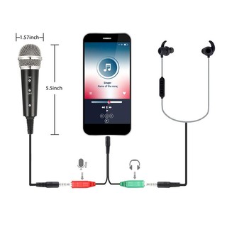 Micro Thu Âm mini 3.5Mm Cho Điện Thoại / Máy Tính