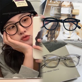 Mắt kính giả cận gọng tròn thời trang nam nữ, kính mát giả cận gọng tròn không độ phong cách retro Hàn Quốc