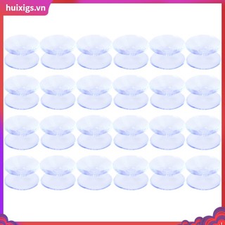 Huixigs Hút Móc Trong Suốt Hút Bàn Thủy Tinh Hút Cốc Hút Miếng Đệm Hai Mặt Ốp Lưng Chống Ly Cho Hai Mặt