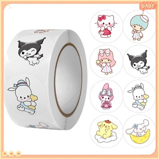 Sanrio cuộn 500 hình dán hoạt hình dễ thương cho bé