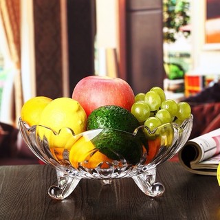 Đĩa Thuỷ Tinh,Thố 3 Chân Đựng Hoa Quả