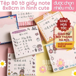 Giấy note ghi nhớ, giấy ghi nhớ in hình dễ thương ST421